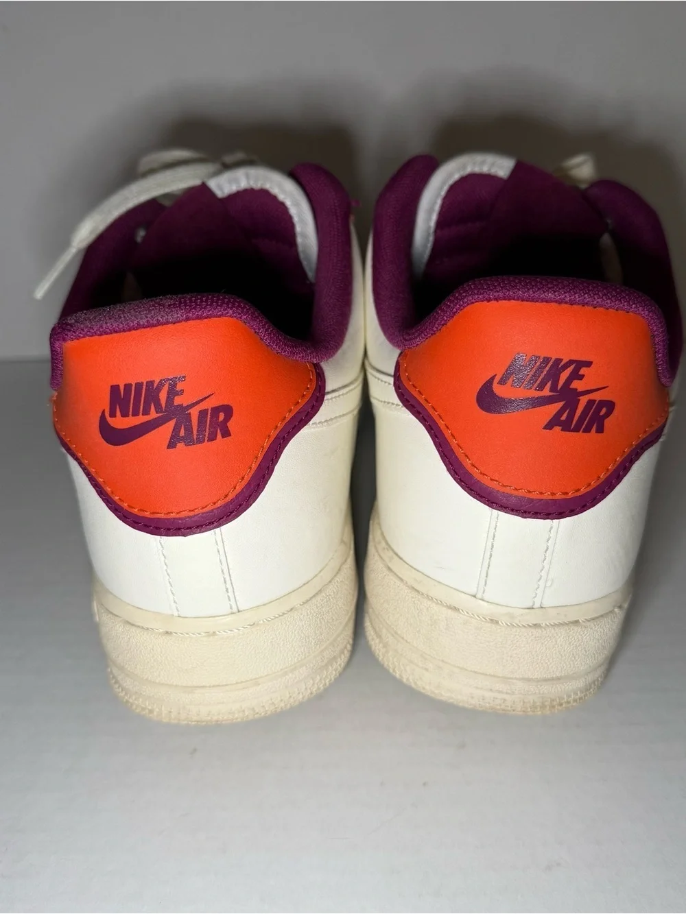 Nike Air Force 1 Orange Berry Sneakers Men’s Size 9.5